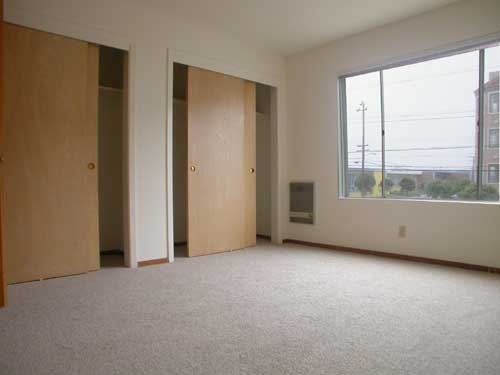 Bedroom #1 with two closet